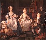 William Hogarth Famous Paintings - The Graham Children